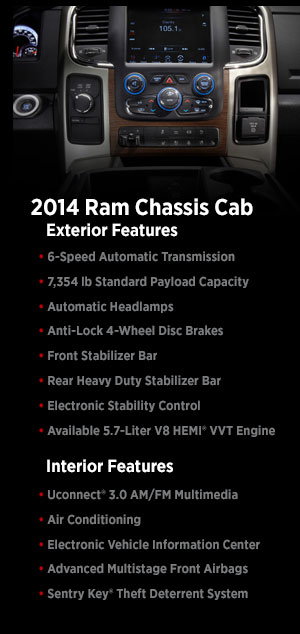 2014 Ram Chassis Cab Features 2014 Ram Chassis Cab Features